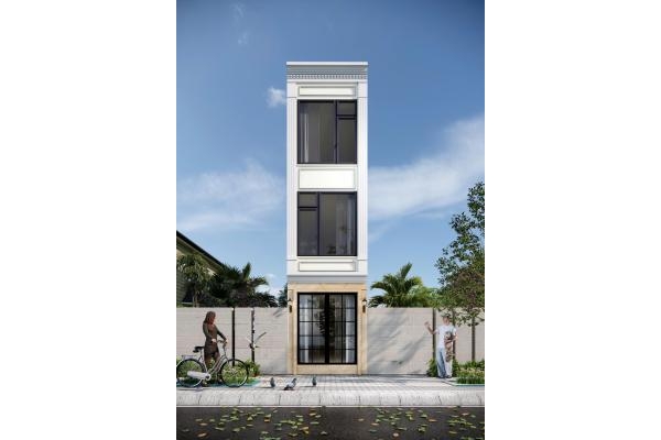 Thiết kế mặt tiền nhà phố Tân Bình
