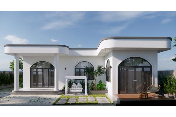 Thiết kế mặt tiền nhà cấp 4