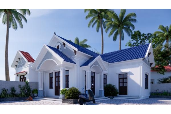 Thiết kế mặt tiền nhà cấp 4