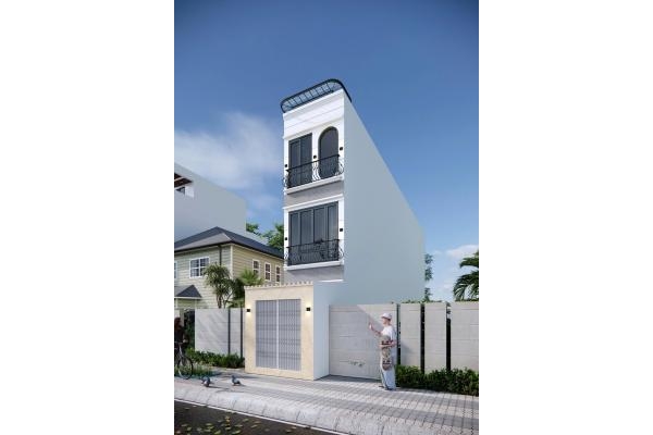 Thiết kế mặt tiền nhà phố Thủ Đức