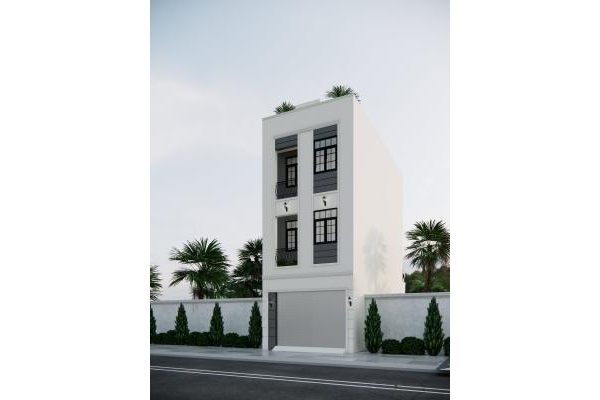 Thiết kế mặt tiền nhà phố Thủ Đức