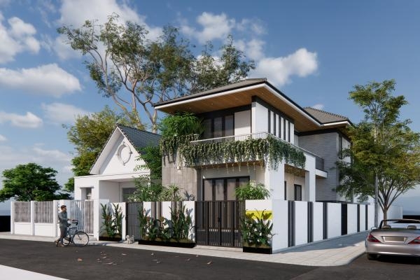 Thiết kế mặt tiền nhà phố Tân Phú