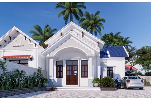 Thiết kế mặt tiền nhà cấp 4