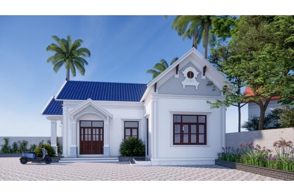 Thiết kế mặt tiền nhà cấp 4